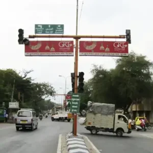Traffic Signal Boards at Road Junction