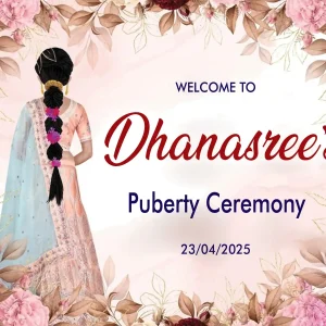 Ceremony Banner - Custom Puberty Function Decor | YesPrintings